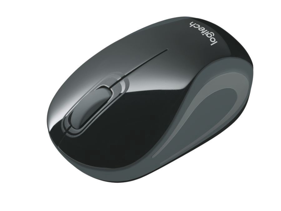 slide 2 of 4, Logitech M187 Wireless Mini Optical Mouse, Black, 1 ct