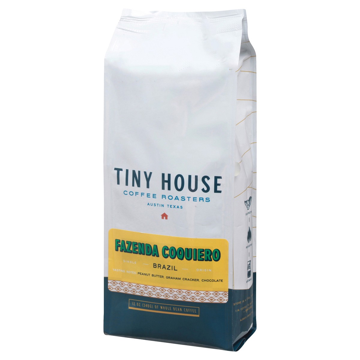 slide 3 of 9, Tiny House Coffee Roasters Tiny House Coffee Tres Barras Brazil Whole Bean Coffee - 12 oz, 12 oz