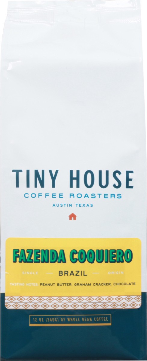 slide 7 of 9, Tiny House Coffee Roasters Tiny House Coffee Tres Barras Brazil Whole Bean Coffee - 12 oz, 12 oz
