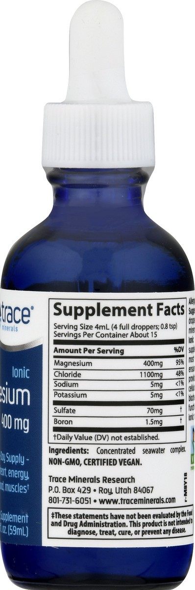 slide 4 of 12, Trace Ionic 400 mg Magnesium 2 oz, 2 oz