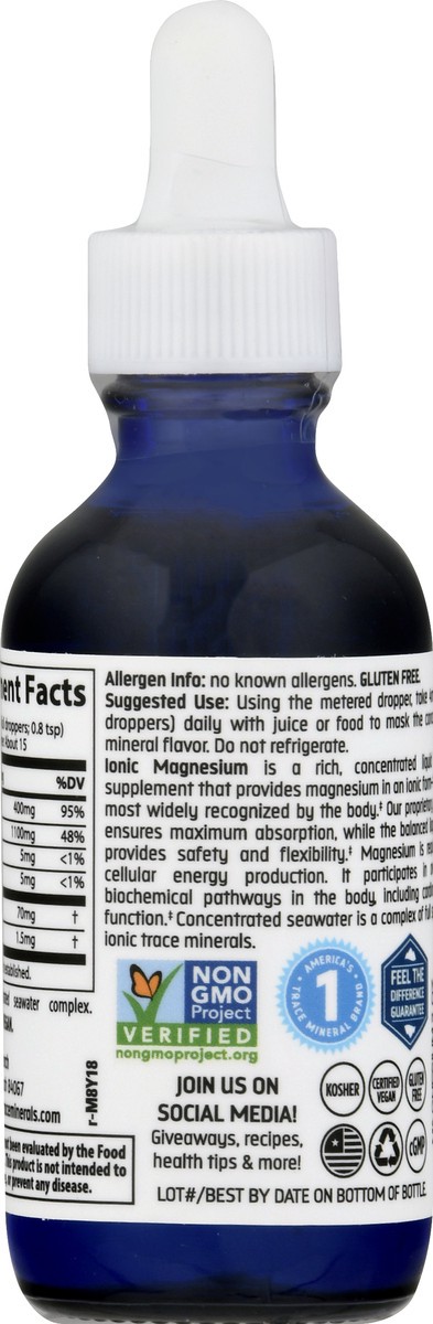 slide 8 of 12, Trace Ionic 400 mg Magnesium 2 oz, 2 oz