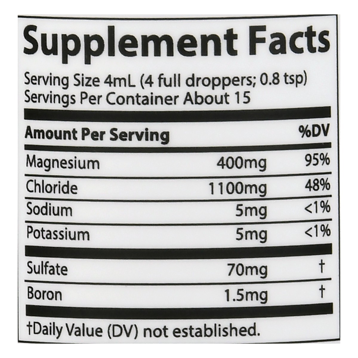 slide 10 of 12, Trace Ionic 400 mg Magnesium 2 oz, 2 oz