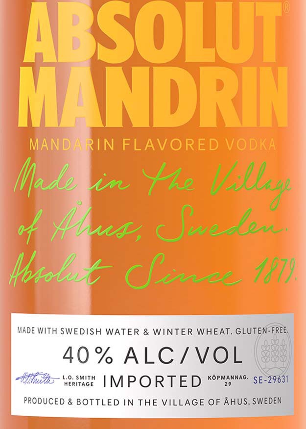 slide 8 of 10, Absolut Mandrin Flavored Vodka, 375 mL Bottle, 40% ABV, 375 ml