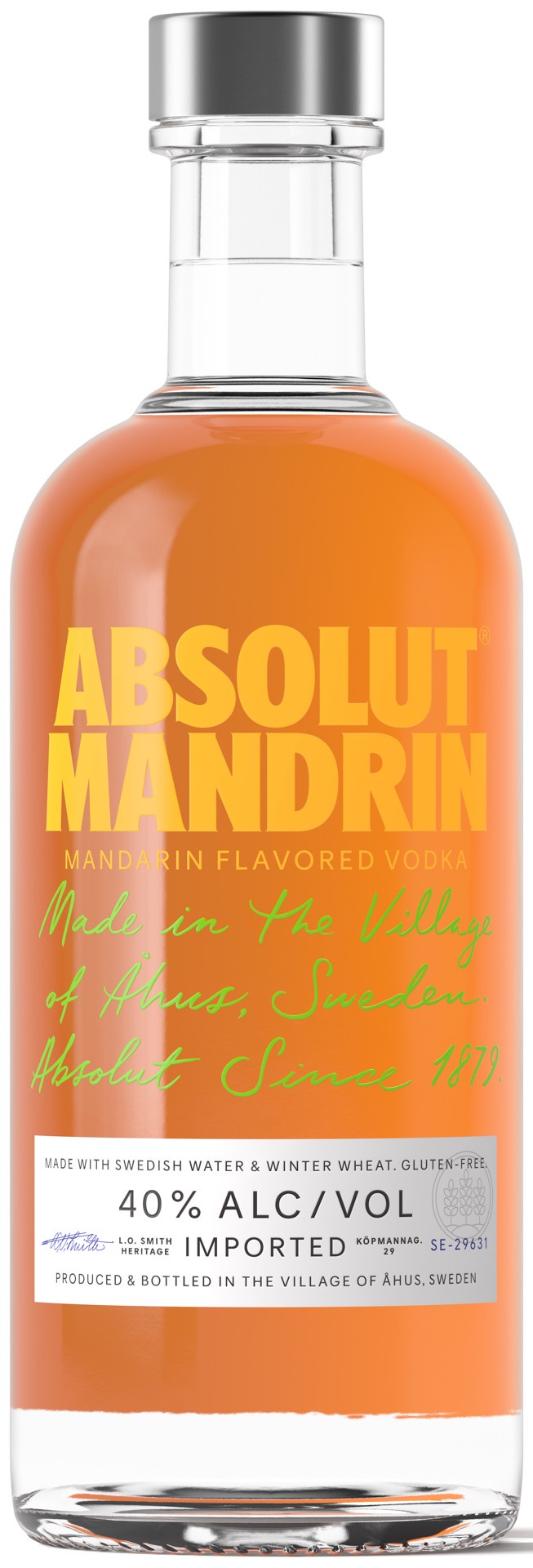 slide 1 of 10, Absolut Mandrin Flavored Vodka, 375 mL Bottle, 40% ABV, 375 ml