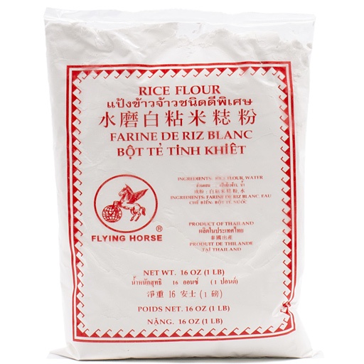 slide 1 of 1, Flying Horse Rice Flour Red, 16 oz