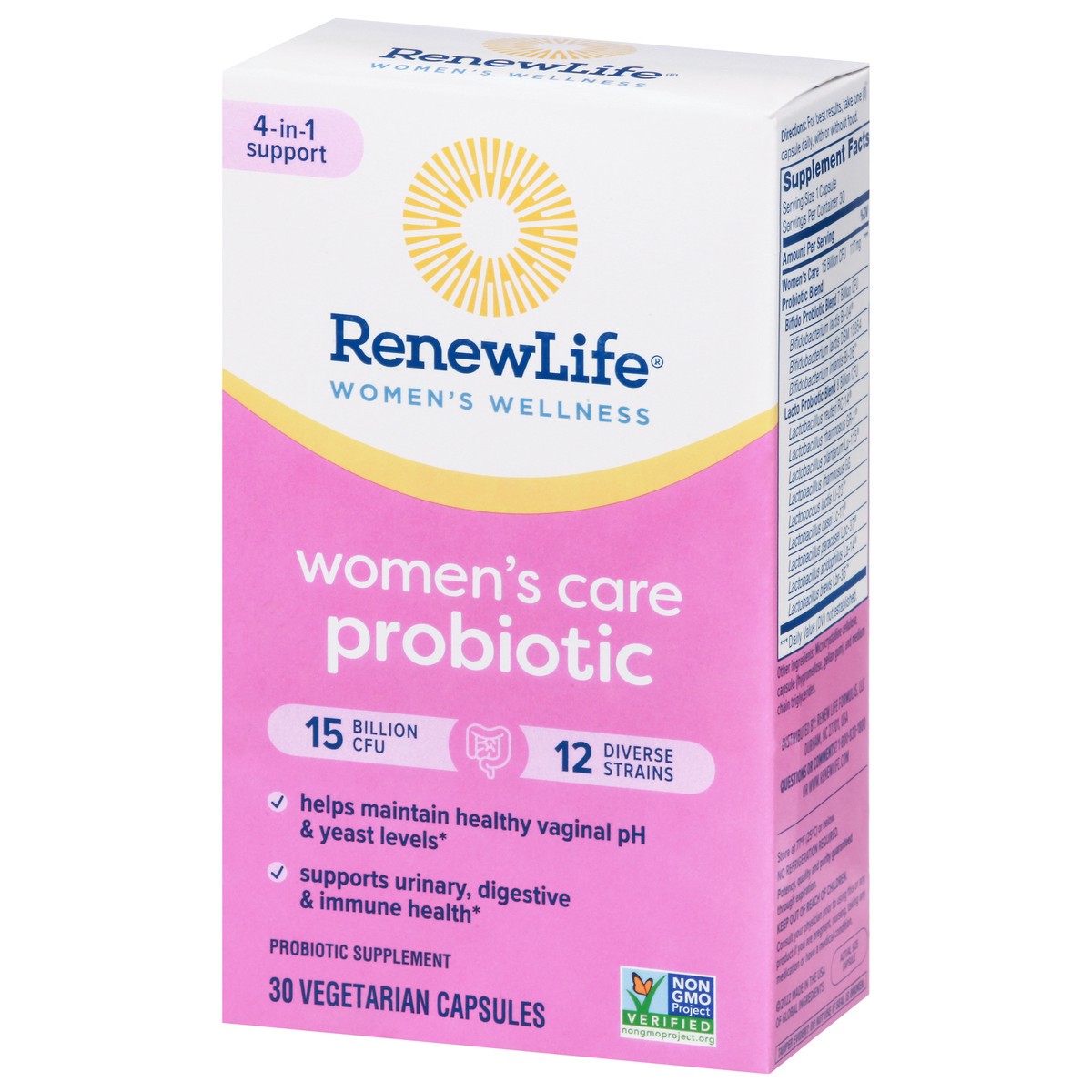 slide 3 of 10, Renew Life Women's Care Probiotic 30 30 ea, 30 ct