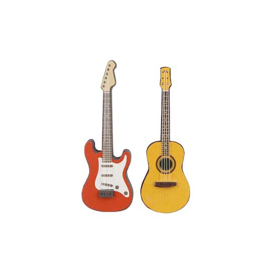 slide 1 of 3, Mini Guitars Set By Make Market, 2.51 in x 0.82 in x 0.29 in