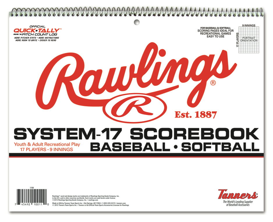 slide 1 of 2, Rawlings System-17 Scorebook, 1 ct