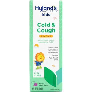 slide 36 of 42, Hyland's Naturals Kids Daytime Natural Grape Flavor Cold & Cough 4 fl oz, 4 fl oz