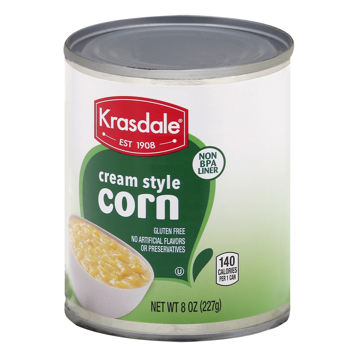 slide 8 of 13, Krasdale Cream Style Corn 8 oz, 8 oz