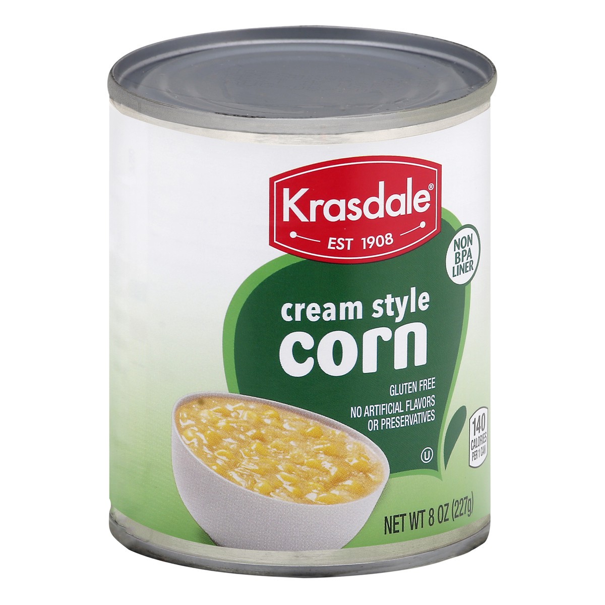 slide 3 of 13, Krasdale Cream Style Corn 8 oz, 8 oz