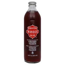 Wonder Drink Sparkling Fermented Tea Cherry Cassis - 14 fl oz