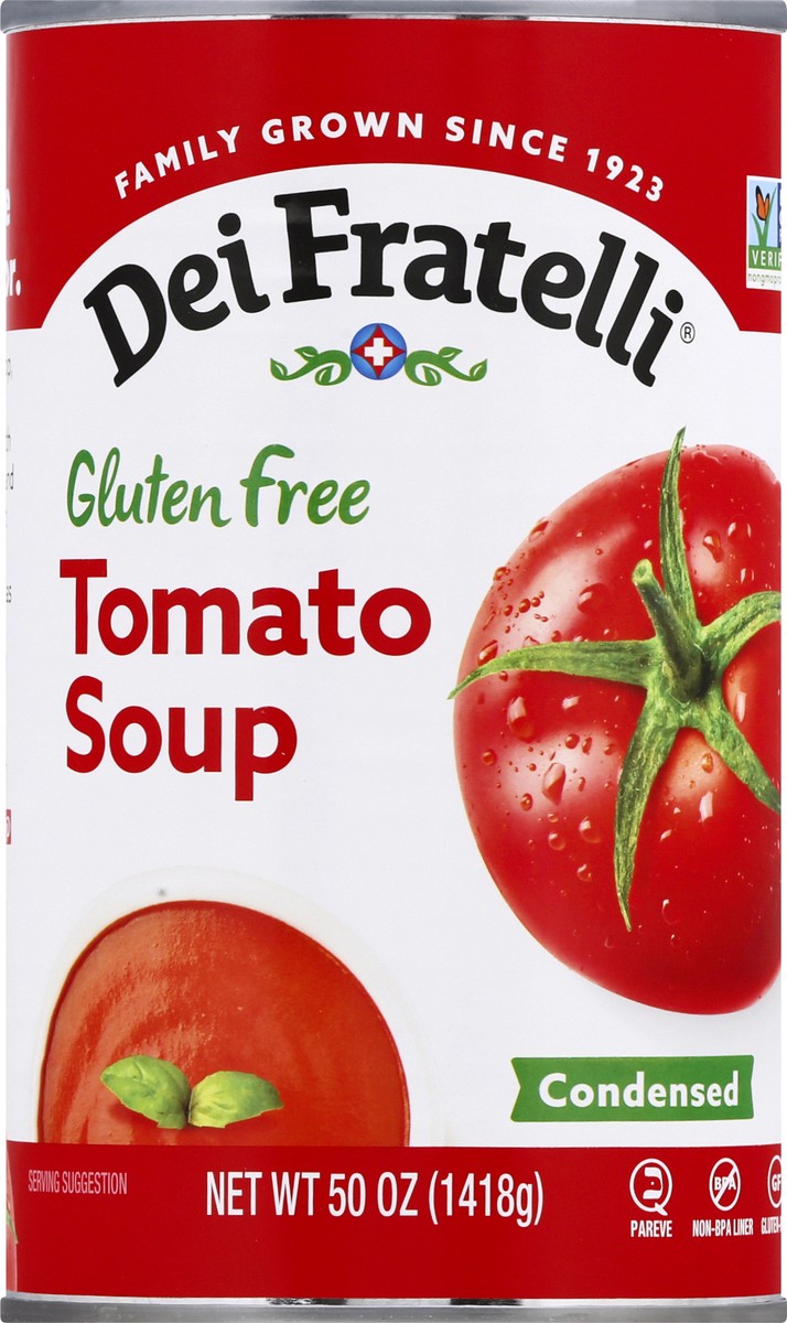 slide 3 of 13, Dei Fratelli Gluten Free Condensed Tomato Soup 50 oz, 50 oz