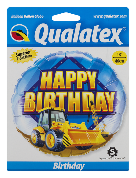 slide 1 of 1, Qualatex Qualatex Balloon Happy Birthday, 1 ct