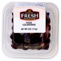 slide 1 of 1, Bakery Fresh Goodness Fudge Iced Brownie, 4 oz