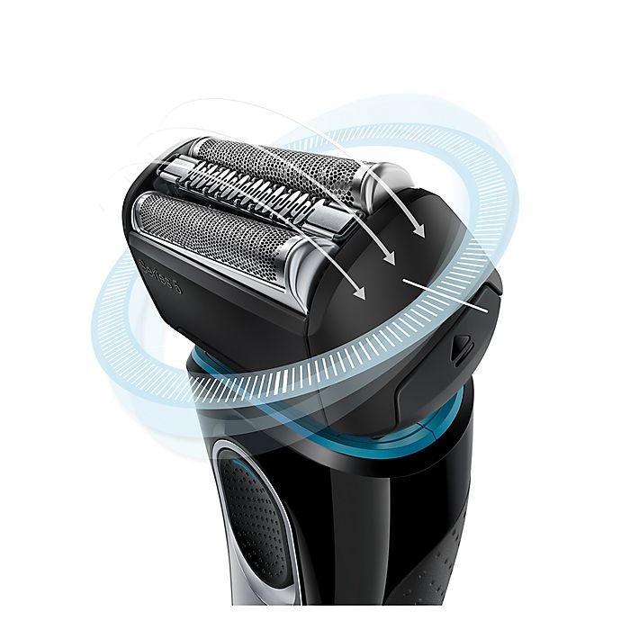 slide 2 of 6, Braun Series 5 5147S Men's Wet/Dry Electric Shaver with Travel Case, 1 ct