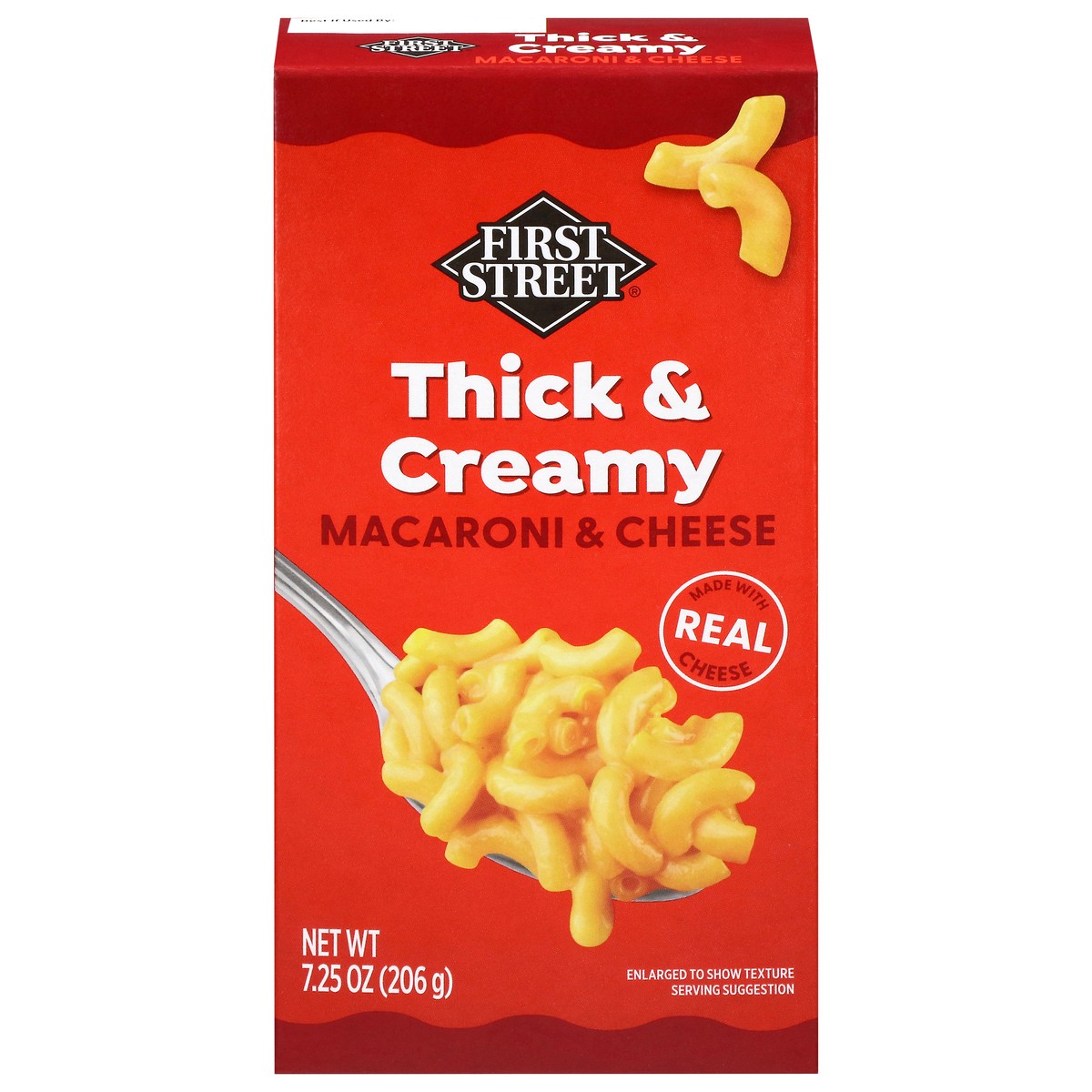 slide 1 of 13, First Street Mac & Cheese Thick & Creamy - 7.25 oz, 7.25 oz