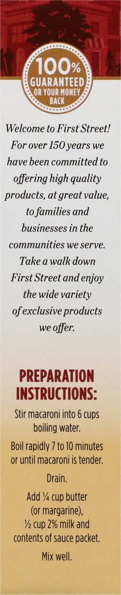 slide 4 of 13, First Street Mac & Cheese Thick & Creamy - 7.25 oz, 7.25 oz