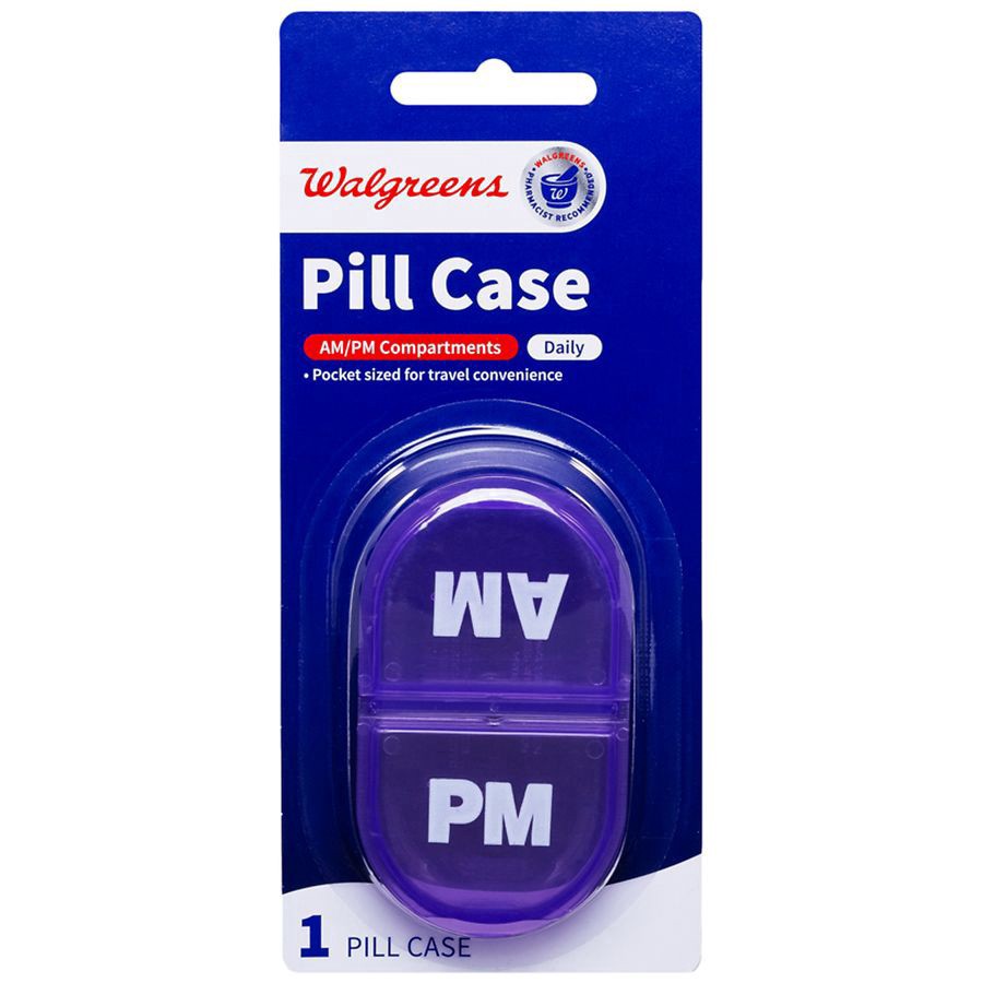 slide 1 of 2, Walgreens Daily Pill Case Pocket Size, 1 ct
