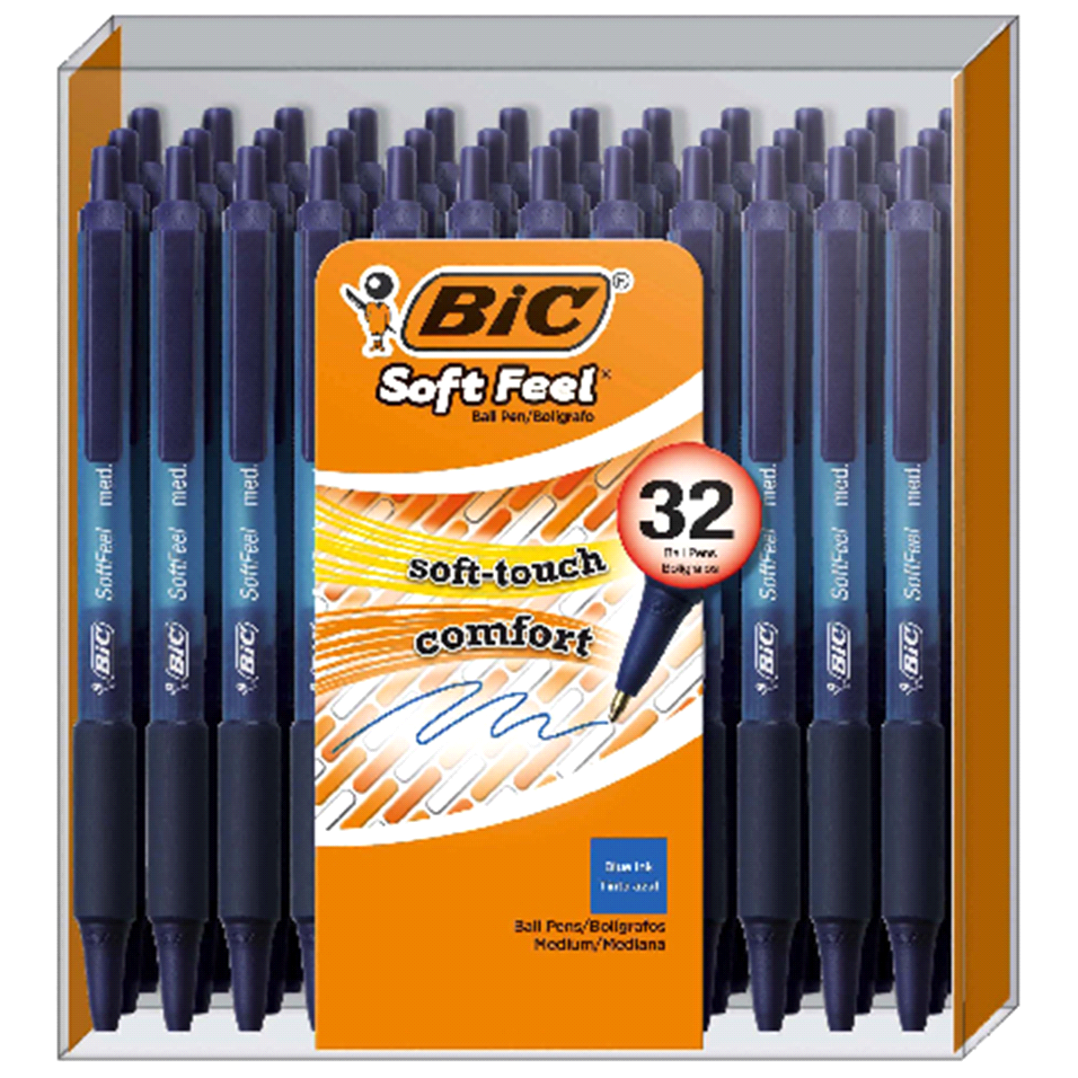 slide 1 of 1, BIC Soft FeelPen, 32 ct