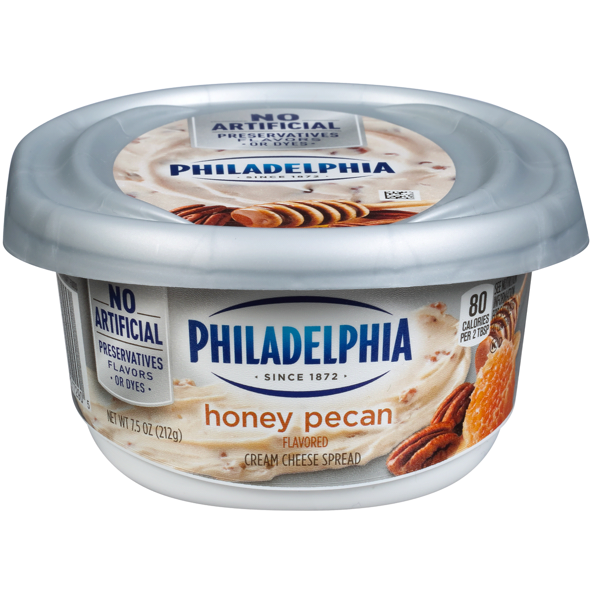 slide 1 of 1, Philadelphia Honey Pecan Cream Cheese Spread, 8 oz
