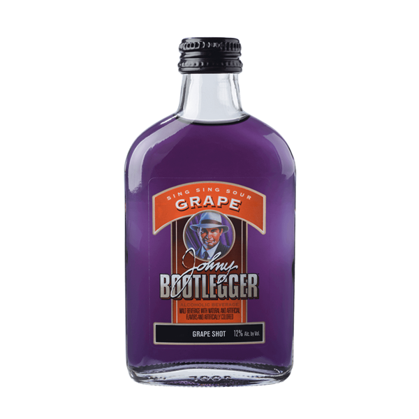 slide 1 of 1, Johnny Bootlegger Johny Bootlegger Grape Shot Sing Sing Sour Grape 6.8 Ounce Bottle, 200 ml