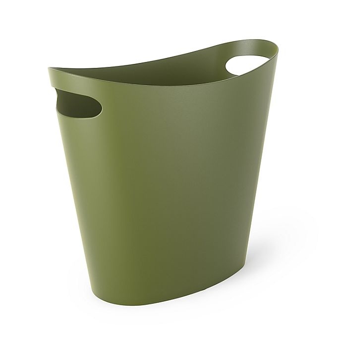 slide 1 of 3, Simply Essential Slim Trash Can - Moss, 2 gal