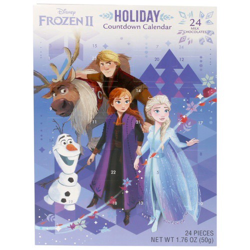 slide 1 of 1, Disney Frozen Holiday Countdown Calendars, 1.76 oz