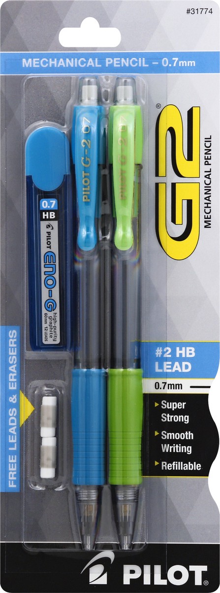 slide 1 of 1, Pilot G2 No. 2 HB Lead 0.7 mm Mechanical Pencil 1 ea, 1 ct