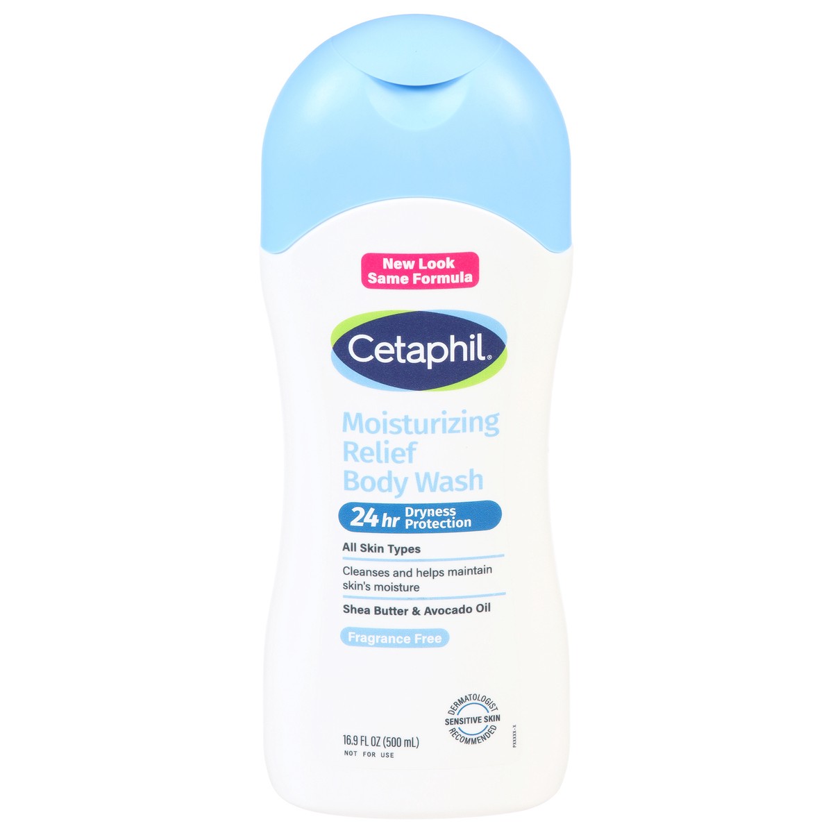 slide 1 of 12, Cetaphil Moisturizing Relief Body Wash, 16.9 Fl Oz, 16.9 oz