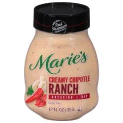 Marie's Creamy Chipotle Ranch Dressing 12 fl oz Plastic Jar