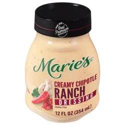 Marie's Creamy Chipotle Ranch Dressing 12 fl oz Plastic Jar