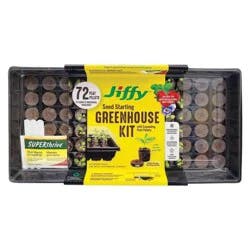 Jiffy Professional Greenhouse, 36mm Peat Pellet, 72 Cell Tray