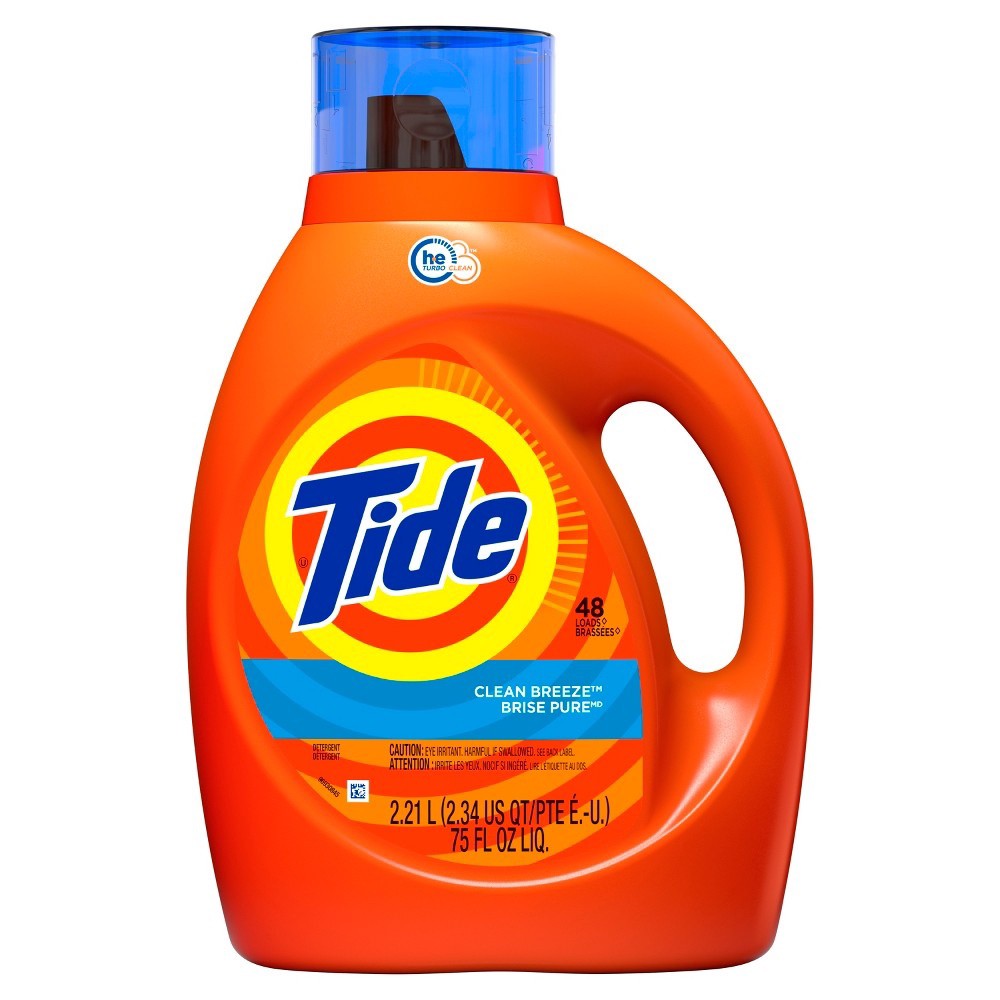 slide 4 of 5, Tide Detergent 75 oz, 75 oz