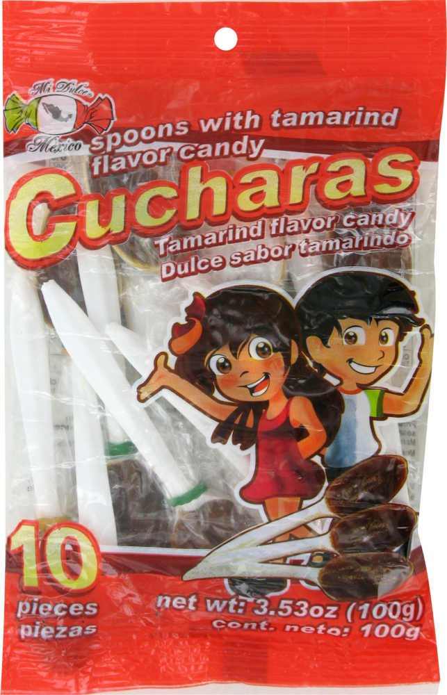 slide 1 of 1, Mi Dulce México Tamarind Cucharas, 3.5 oz