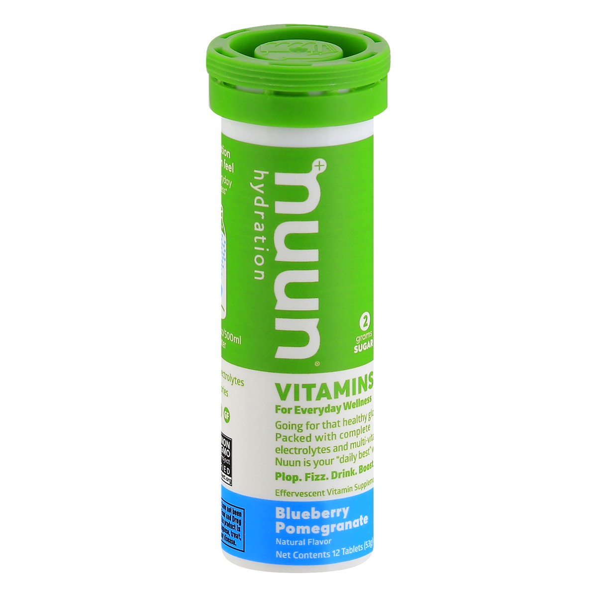 slide 11 of 12, Nuun Hydration Tablets Blueberry Pomegranate Vitamins 12 ea, 12 ct