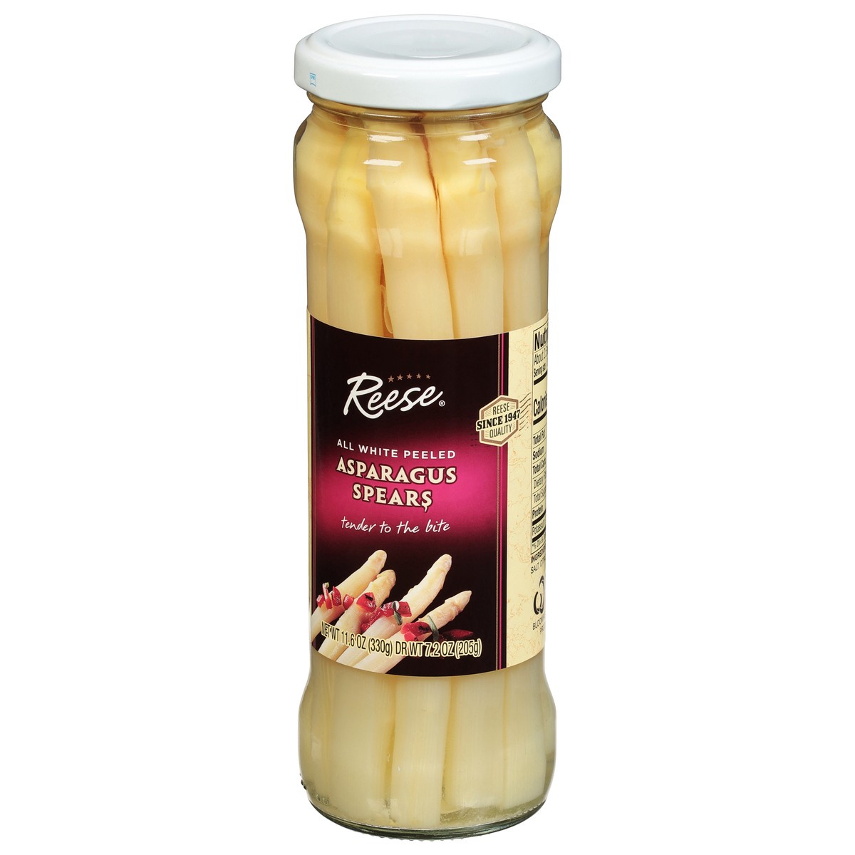 slide 6 of 11, Reese All White Peeled Asparagus Spears 11.6 oz, 11.6 oz