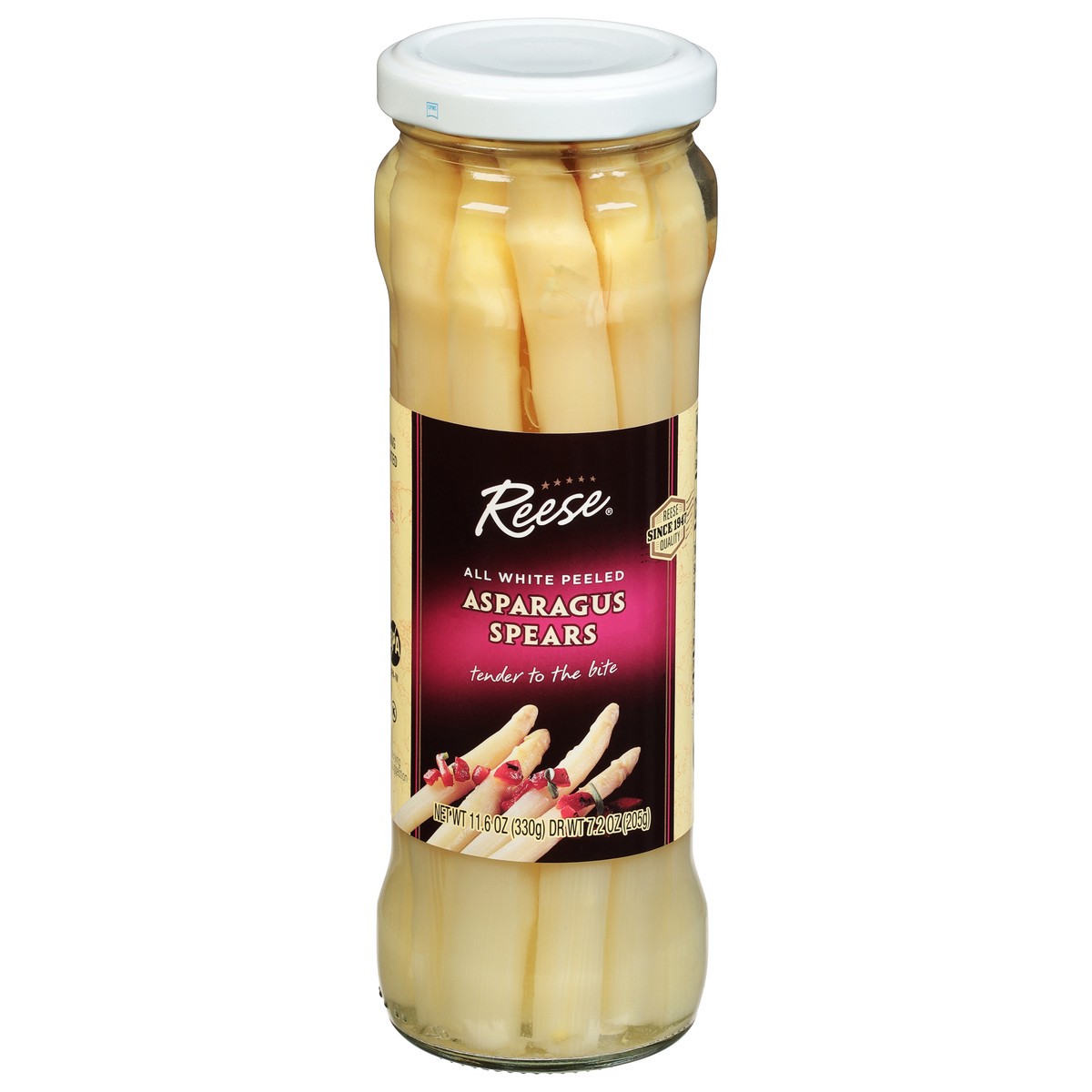 slide 1 of 11, Reese All White Peeled Asparagus Spears 11.6 oz, 11.6 oz