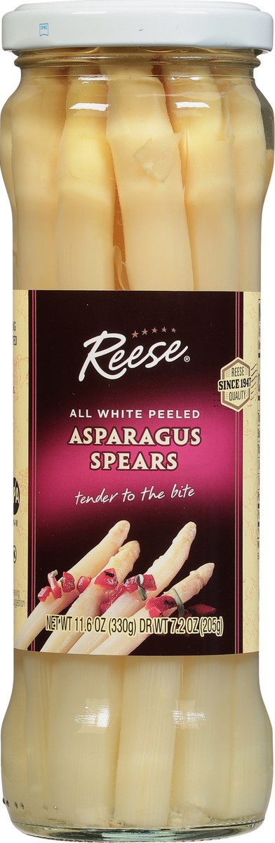 slide 10 of 11, Reese All White Peeled Asparagus Spears 11.6 oz, 11.6 oz