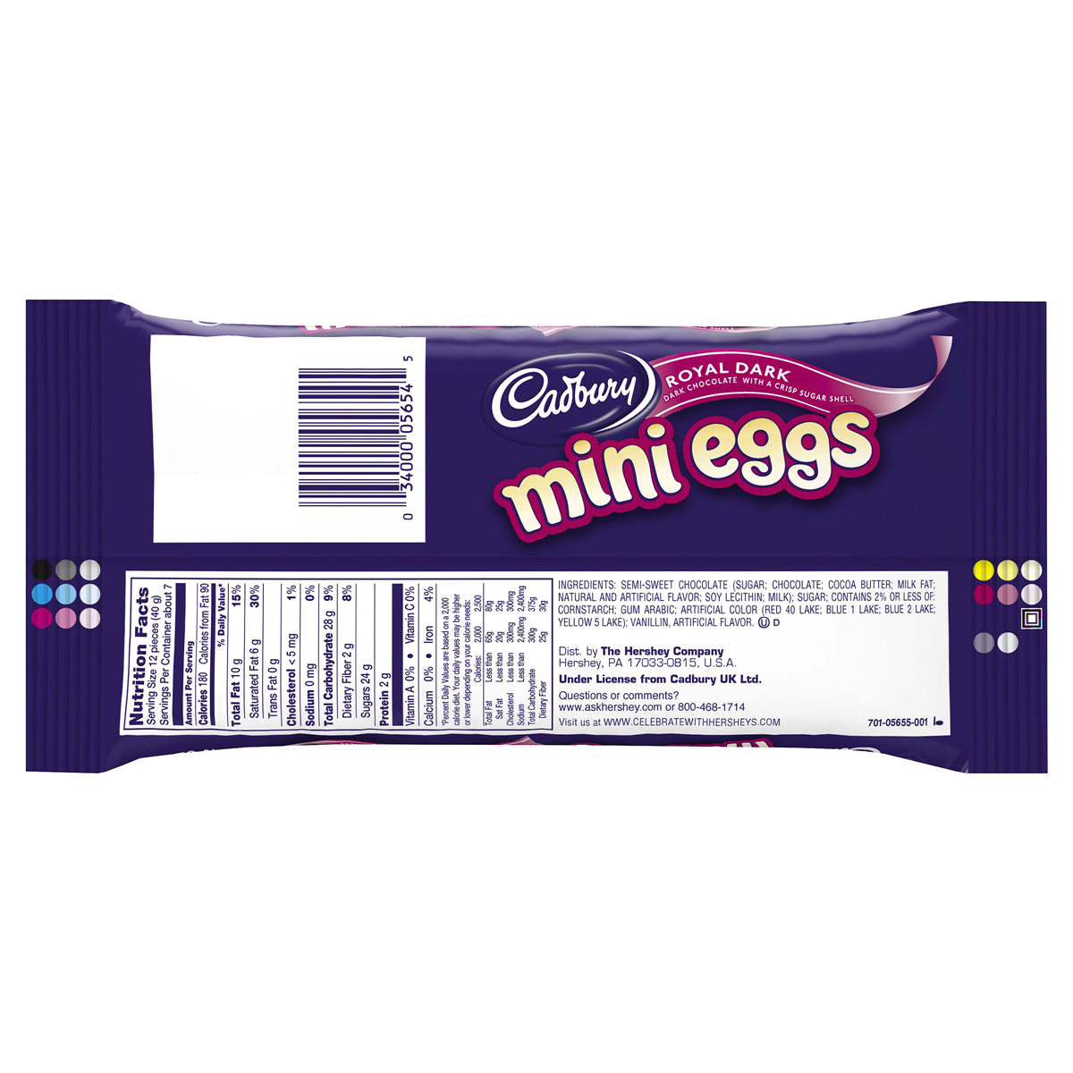 slide 2 of 2, Cadbury ROYAL DARK Mini Eggs Easter Candy, 10 oz