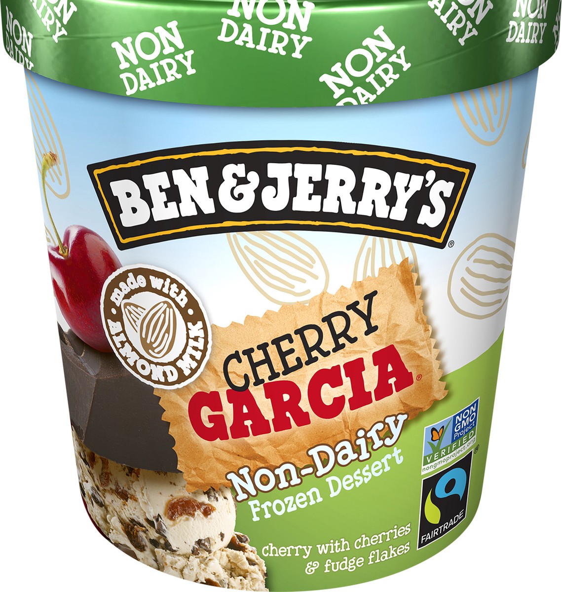 slide 3 of 4, Ben & Jerry's Chery Garcia Non-dairy Frozen Dessert, 1 pint