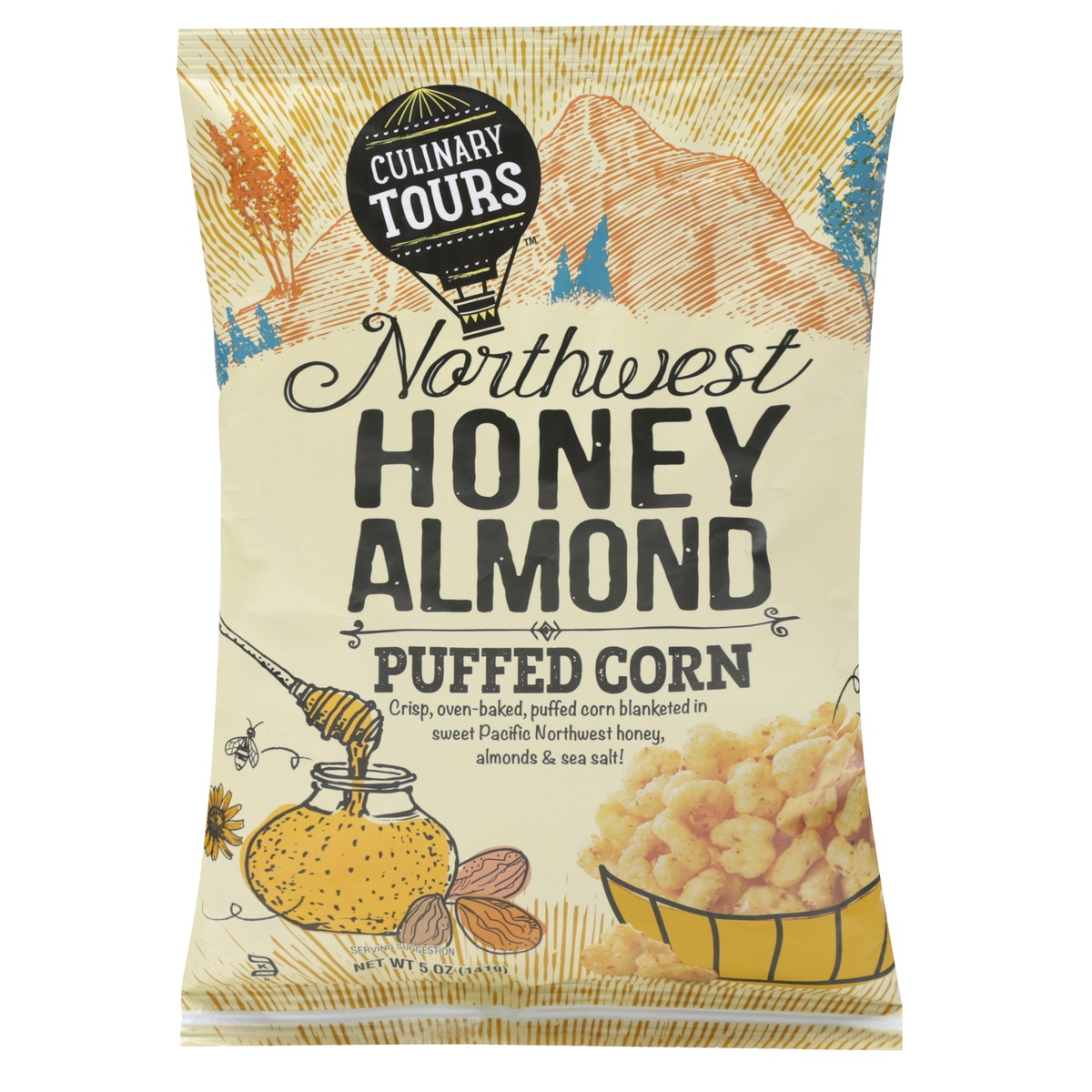 slide 1 of 6, Culinary Tours Northwest Honey Almond Puffed Corn, 5 oz