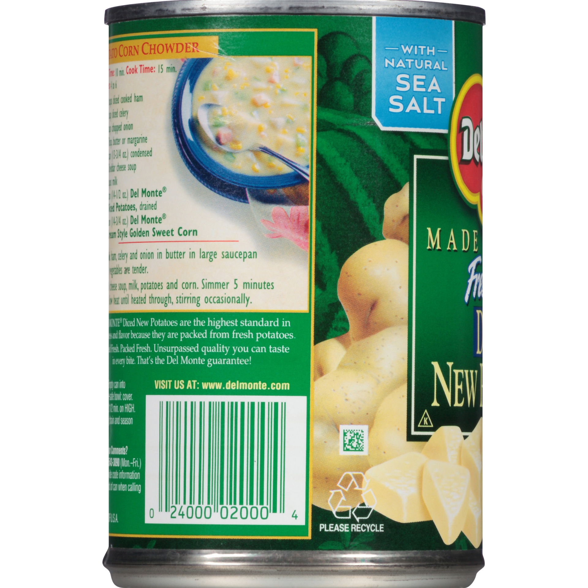 Del Monte Fresh Cut Diced New Potatoes 14.5 oz Shipt