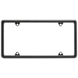 Custom Accessories Black Metal License Plate Frame
