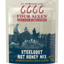 Four Sixes Steeldust Hot Honey Mix Seasoning Blend - 1.25 oz