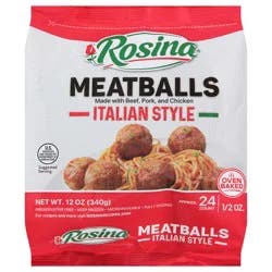 Rosina Italian Style Meatballs 12 oz
