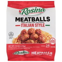 Rosina Italian Style Meatballs 12 oz