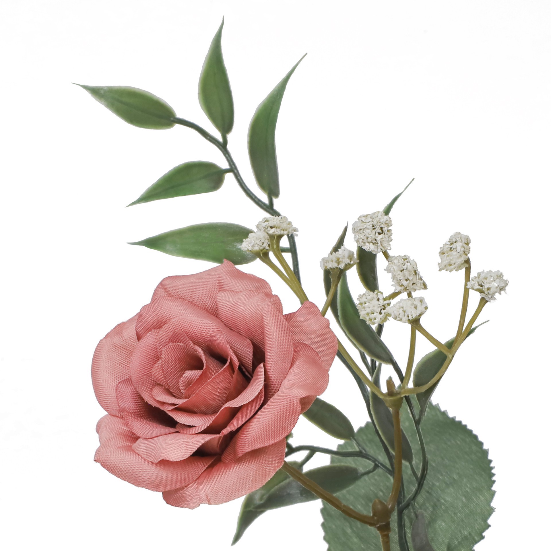 slide 2 of 3, 17" Mauve Rose Deluxe Bush By Ashland, 17 in