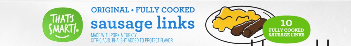 slide 4 of 13, That's Smart! Original Fully Cooked Sausage Links, 6.4 oz