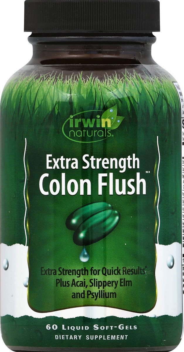 slide 2 of 2, Irwin Naturals Extra Strength Colon Flush Capsules, 60 ct